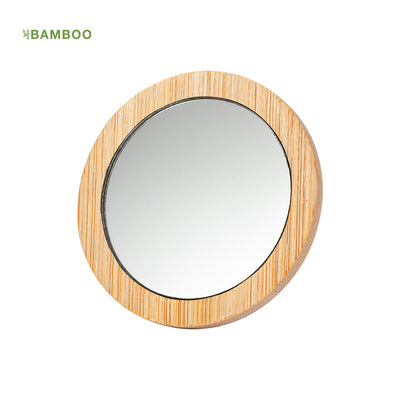 Espelho Arendel Bambu | Espelho de Bolso Ecológico 6,9cm