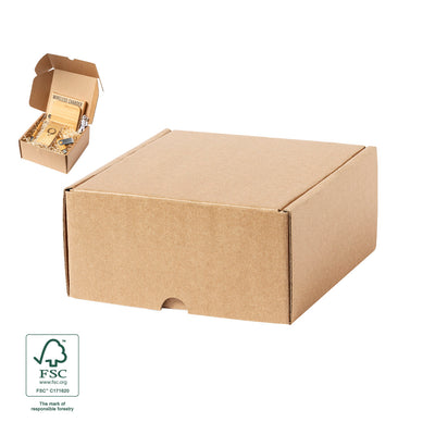 Caja Regalo Ciril Cartón FSC Kraft S - Sostenible 16x8.5x15cm