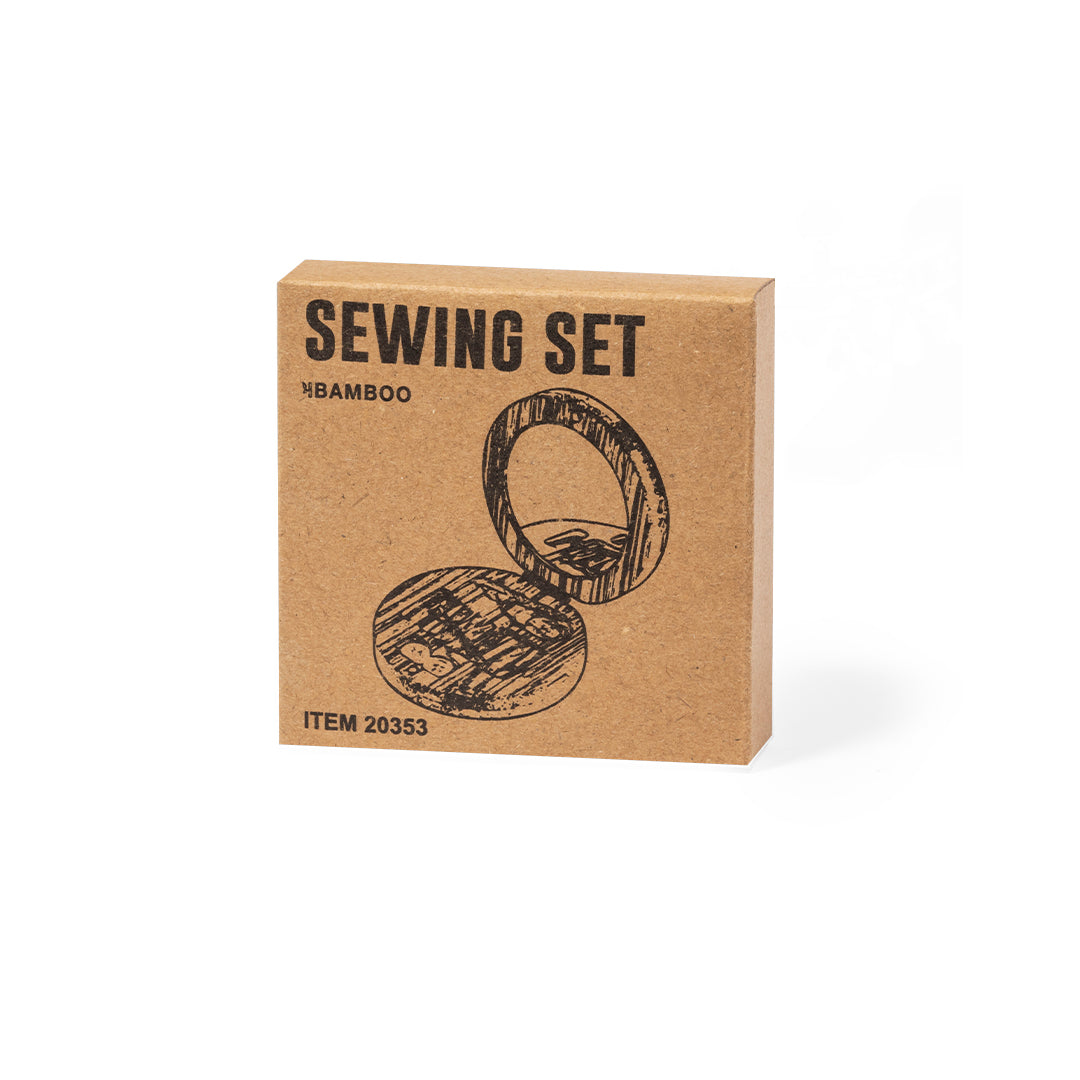 Set Costura Atriax Bambú | Kit Viaje con Espejo y Cierre Magnético