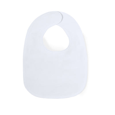 Babete Infantil Algodão Ruby | Fecho Velcro Ajustável Branco | Brinde Bebé Maternidade
