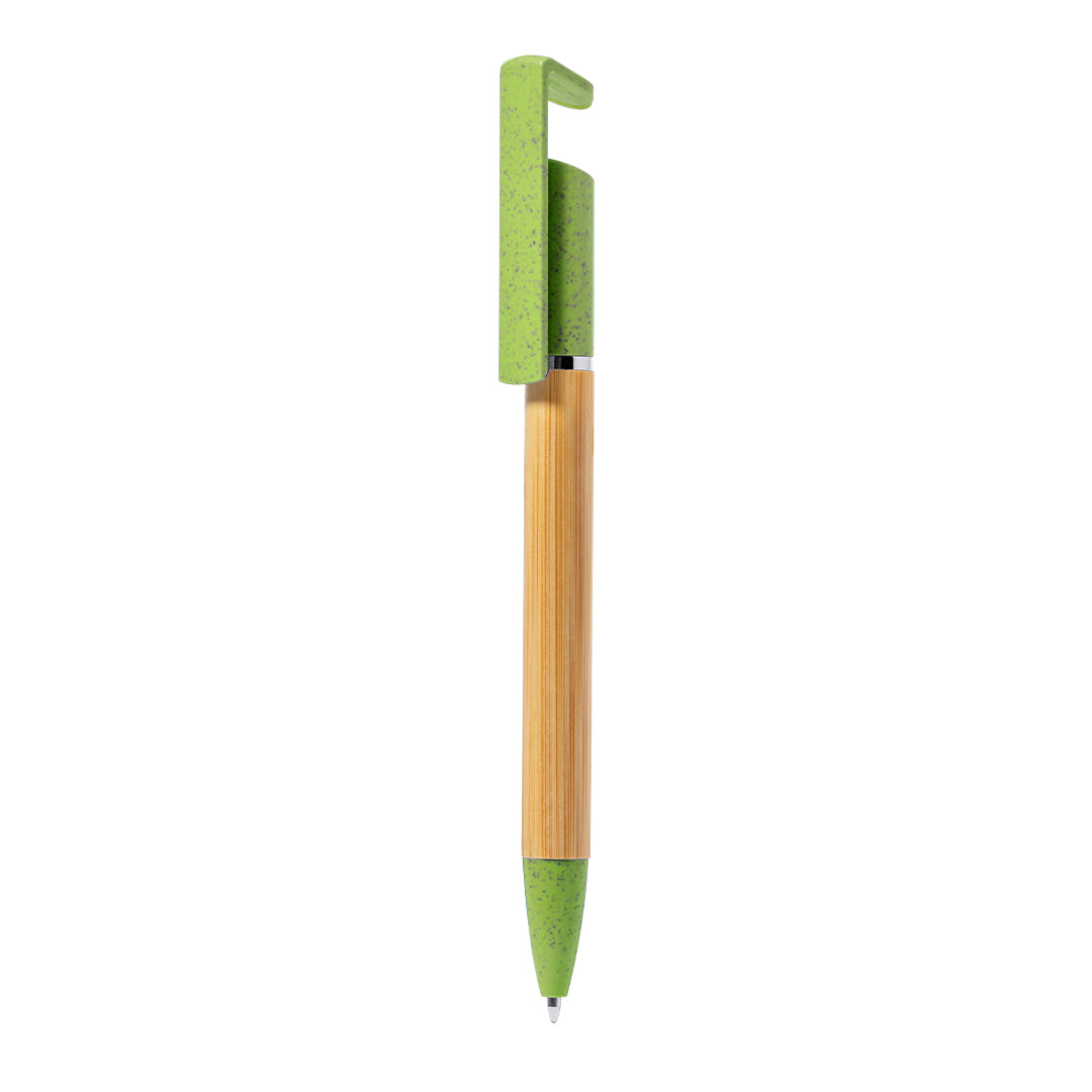Esferográfica Suporte Bambu/ Palha de Trigo/ ABS Zonta