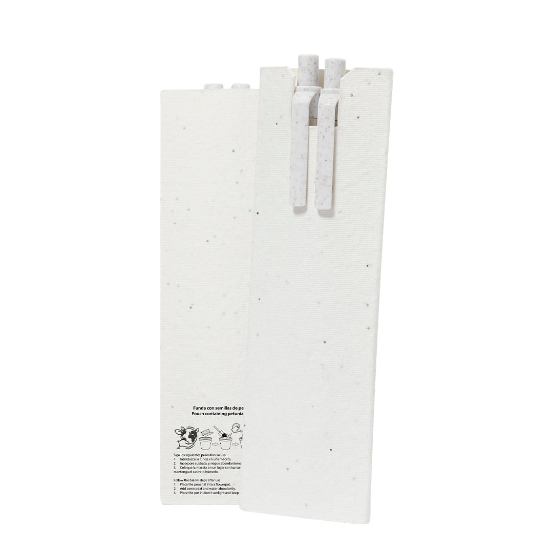 Set Pacotes de Leite Reciclados/ Palha de Trigo/ ABS Darklin