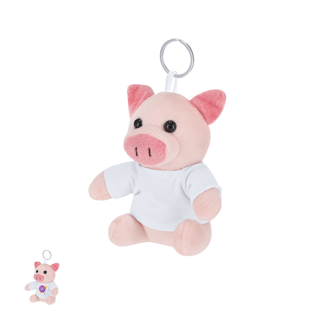 Porta-Chaves Peluche Cernil Porquinho