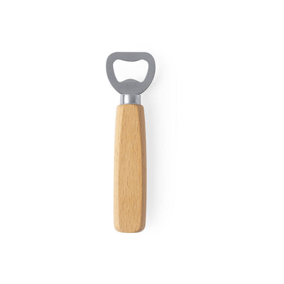 Abre-Cápsulas Nacul Madeira de Faia + Aço Inox | Brinde Natural Personalizável