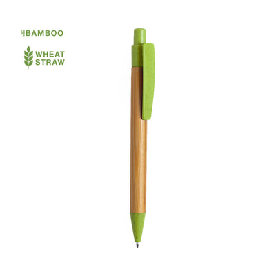 Esferográfica Bambu + Palha de Trigo | Linha Nature | Gravação Laser | Várias Cores