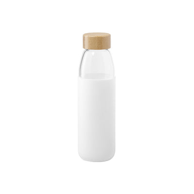 Teltox — Garrafa Vidro 500ml + Tampa Bambu | Linha Nature | Elegante