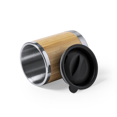 Lubon — Vaso Térmico Bambú + Acero Inox | Natural | Premium | Línea Nature