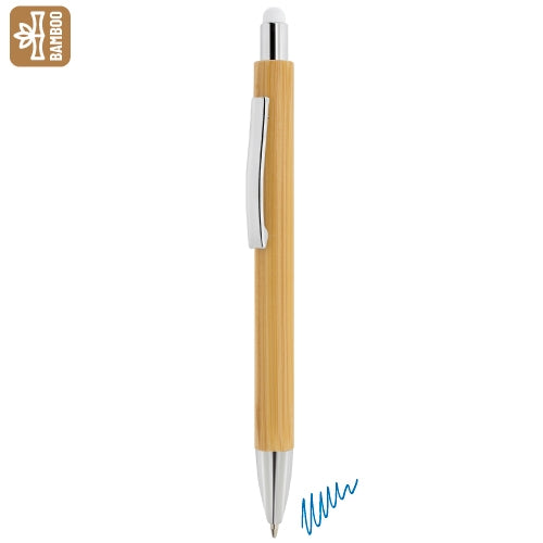 Caneta Bambu com Touch "borneo