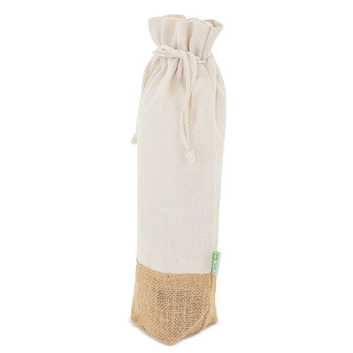 Bolsa Vino de Algodon Y Jute — detalhe