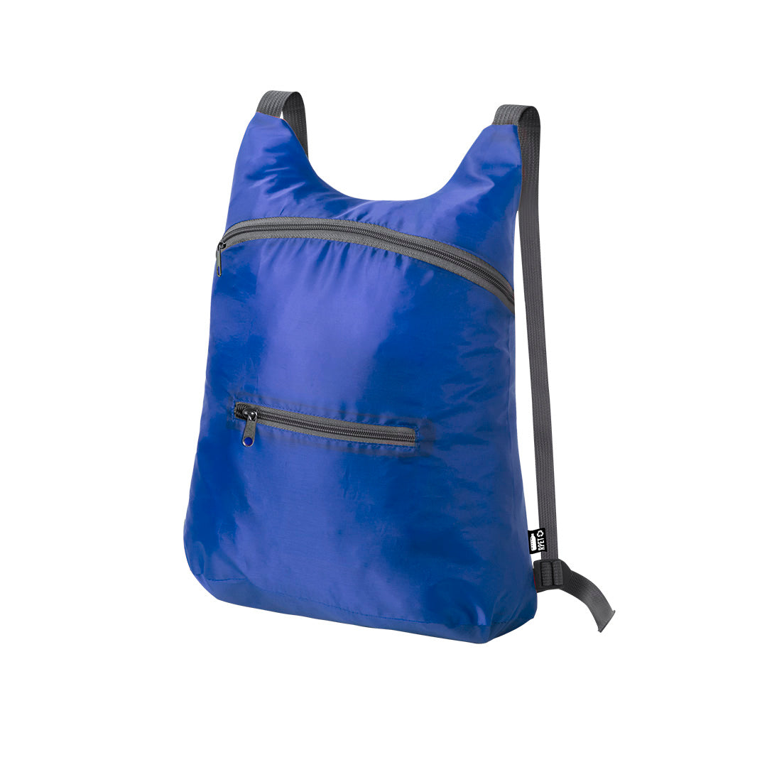 Mochila Dobrável | Brocky | Poliéster 210D RPET | 30 x 12 x 42 cm | 7 Cores