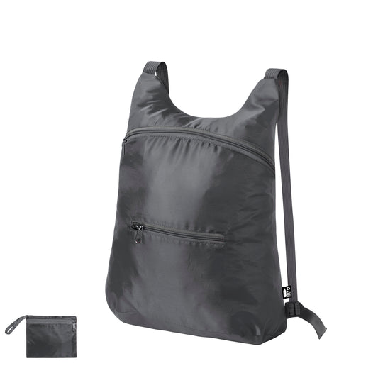 Mochila Dobrável | Brocky | Poliéster 210D RPET | 30 x 12 x 42 cm | 7 