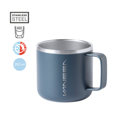 Taza de acero inoxidable Shirley 350ml - Doble capa dos tonos Caja individual