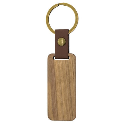 Porta-chaves de Madeira Alongado "samoa — Brindes1001