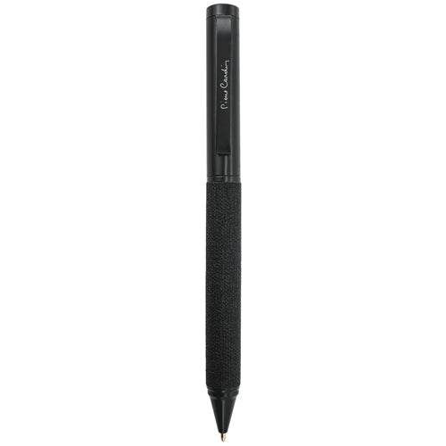 <p>caneta de Pu e Metal Pierre Cardin — detalhe