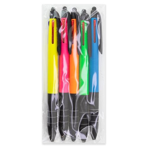 Set de Canetas Punteiro de 3 Tintas "impact" (pack 5 Ud) — detalhe
