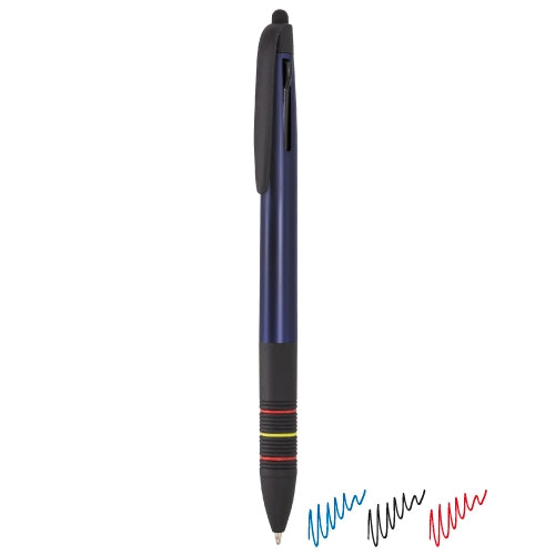 Caneta Ponteira 3 Cores Bandeira "hispania — Brindes1001