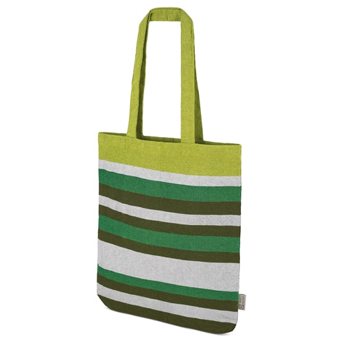 Saco Listrado de Algodão Reciclado "trinity — detalhe