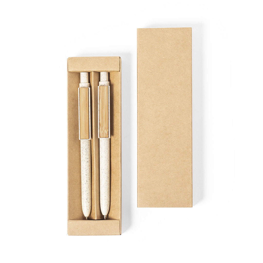 Set Bambu/ Palha de Trigo/ PP Bruneok