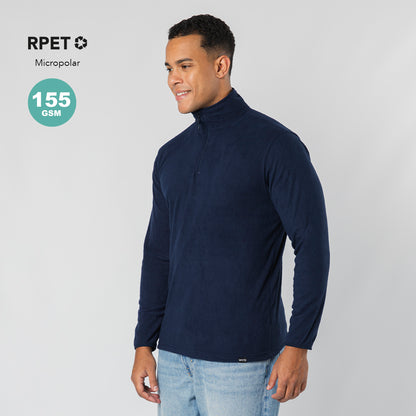 Camisola Polar Fleece RPET Reciclado Mesiox | Anti-Pilling 155g Unisexo