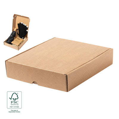 Caja Regalo Fredox Cartón FSC Kraft XL - Sostenible 26.5x9x30cm