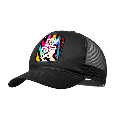Gorra Trucker Algodón/Poliéster 5 Paneles | Etiqueta Sublimación | Cierre Plástico | Brinde