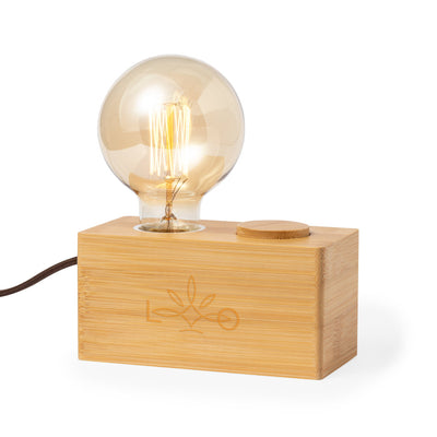 Lâmpada Vintage Bambu | Bulbo G80 40W Regulável 220-240V | Base Antiderrapante | Brinde Decoração