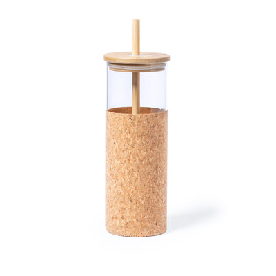 Tromury — Copo Vidro Borossilicato + Bambu | Natural | Linha Nature | Sustentável