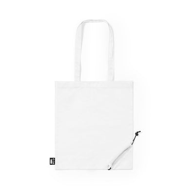 Saco Dobrável RPET 190T Lulu | Alças 70cm Reforçadas 8kg Cordão Ajuste Várias Cores | 38x42cm | Brinde Eco