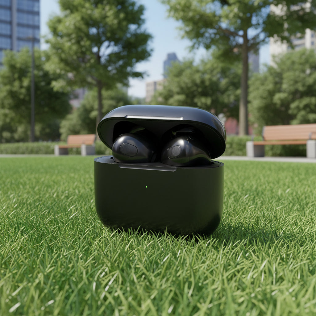 Auriculares Bluetooth 5.3 Dodiax - Intra-aurais Base Carregamento 300mAh