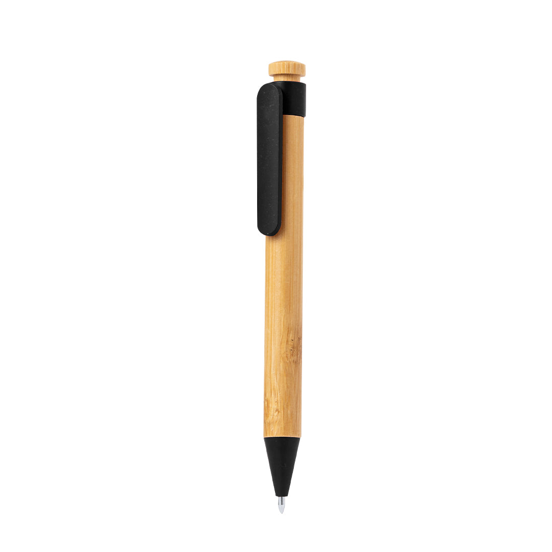 Esferográfica Bambu/ Palha de Trigo/ ABS Melky