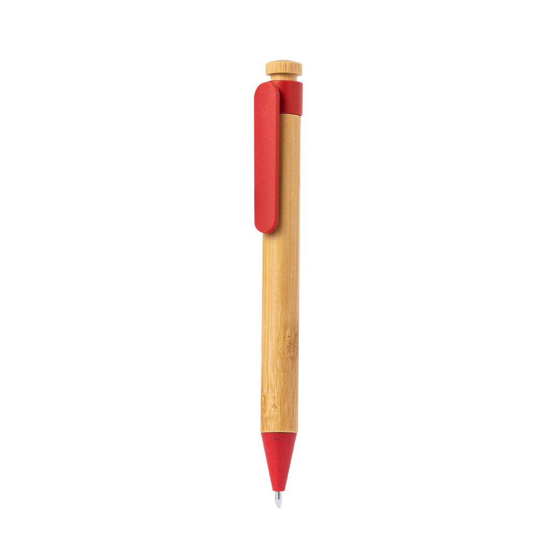 Esferográfica Bambu/ Palha de Trigo/ ABS Melky