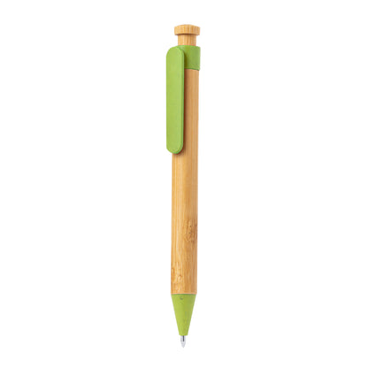 Esferográfica Bambu/ Palha de Trigo/ ABS Melky