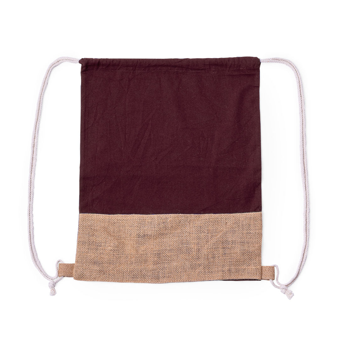 Mochila | Zyndrax | Juta/ Algodão 120 g/ m | 34 x 43 cm | 4 Cores