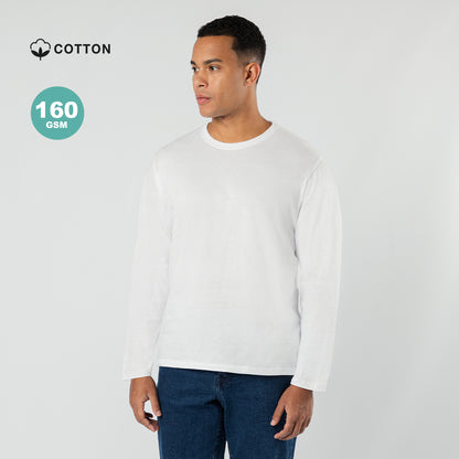 T-Shirt Adulto Manga Comprida Hawk 160g - 100% Algodão Ring Spun