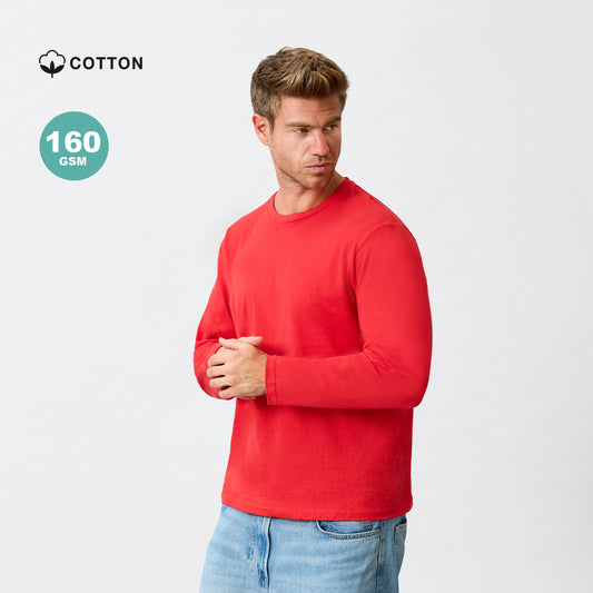 T-Shirt Adulto Manga Comprida Hawk 160g - 100% Algodão Ring Spun