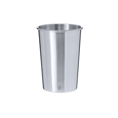 Hidex — Copo Aço Inox Reciclado | Prata | Sustentável | Gravação Laser