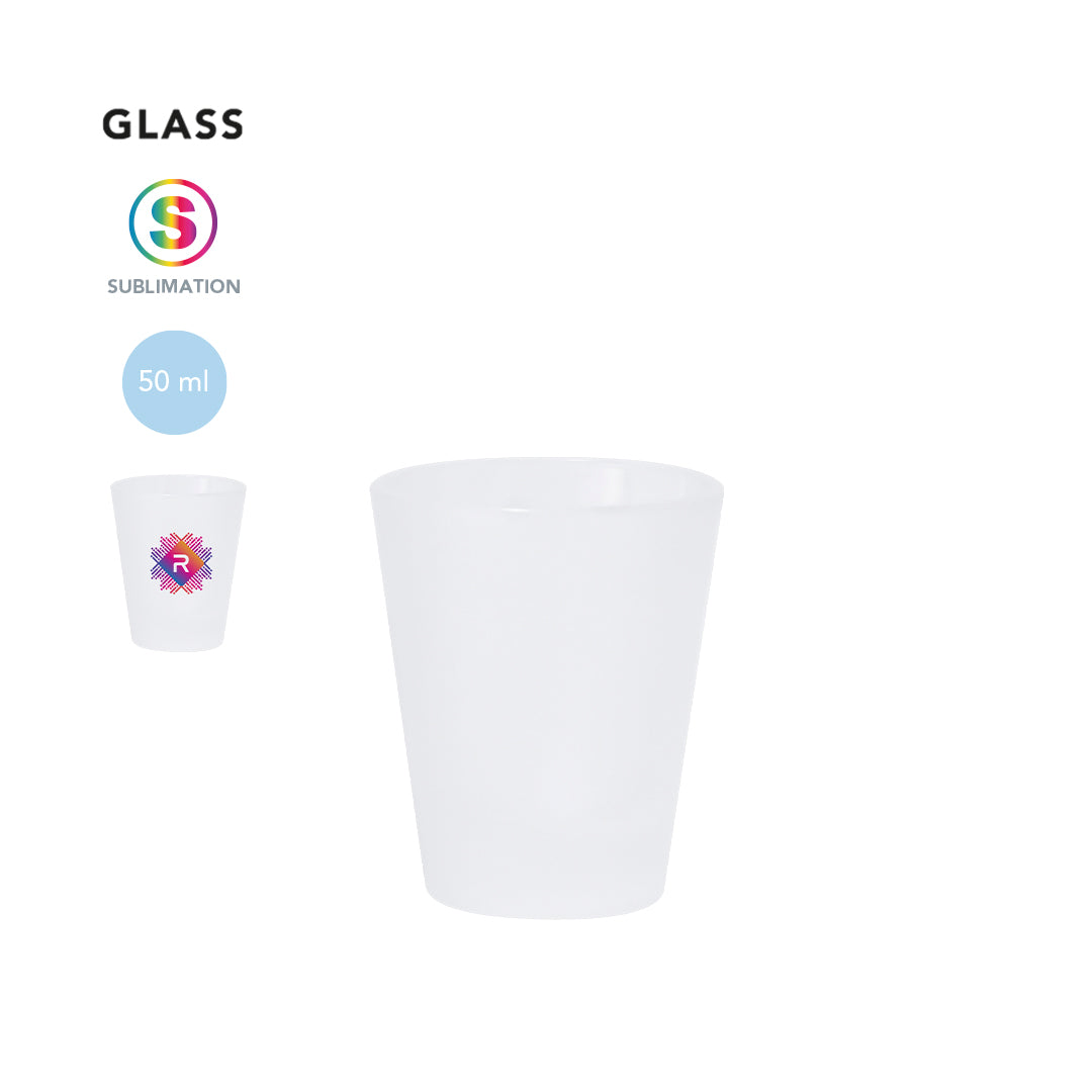 Vaso de Chupito por Sublimación 50ml Cristal Traslúcido - Nesan Premium