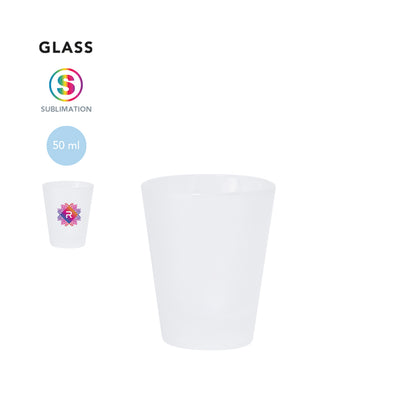 Vaso de Chupito por Sublimación 50ml Cristal Traslúcido - Nesan Premium