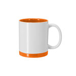 Taza Sublimación 350ml Detalles Coloridos - Base e Interior
