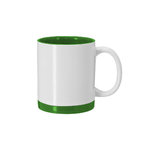 Taza Sublimación 350ml Detalles Coloridos - Base e Interior