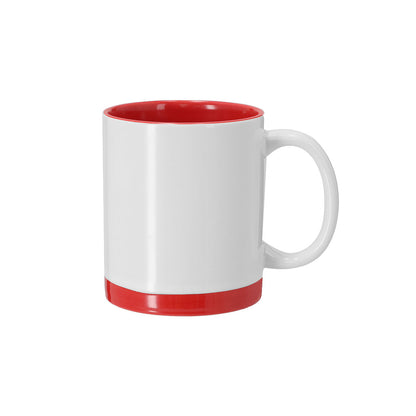 Taza Sublimación 350ml Detalles Coloridos - Base e Interior