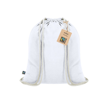 Mochila | Dykes Fairtrade | Algodão 140 g/ m2 | 38 x 42 cm | 6 Cores