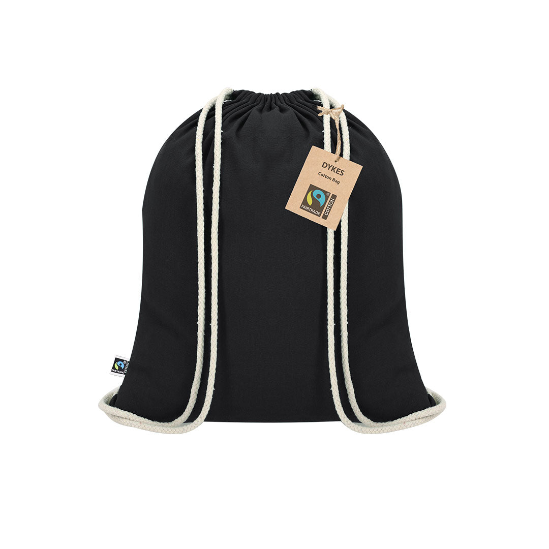 Mochila | Dykes Fairtrade | Algodão 140 g/ m2 | 38 x 42 cm | 6 Cores