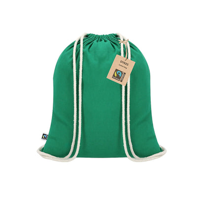 Mochila | Dykes Fairtrade | Algodão 140 g/ m2 | 38 x 42 cm | 6 Cores