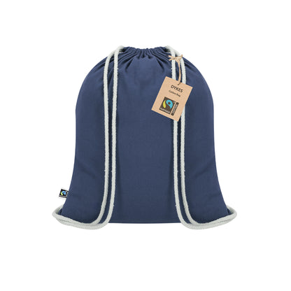 Mochila | Dykes Fairtrade | Algodão 140 g/ m2 | 38 x 42 cm | 6 Cores