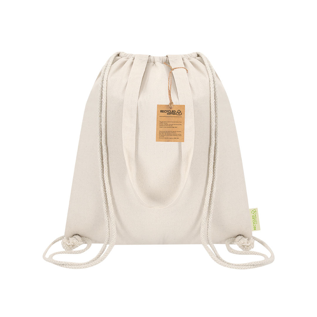 Saco Mochila Refrigerador | Nelon | Algodão Reciclado 140  | 38 x 42 cm