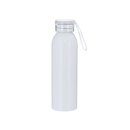 Botella Sublimación Alori Aluminio 650ml | Blanco Brillo | Regalo Personalizable