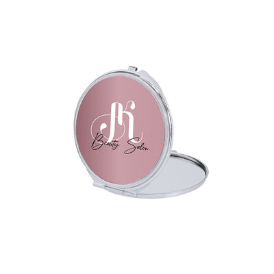 Espelho Sublimação Ariela | Espelho Dobrável Metal 1X 2X | Brinde Personalizável