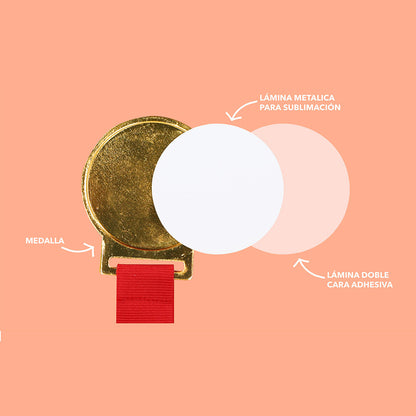 Medalha Sublimação Aviana