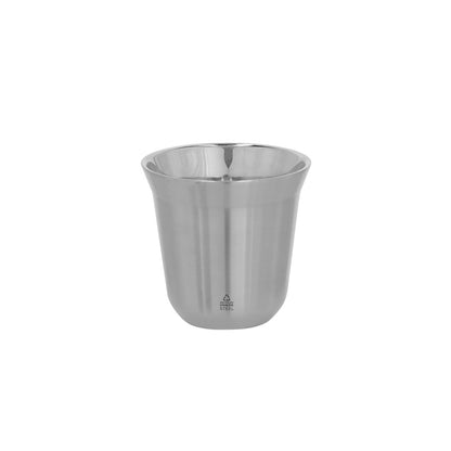 Set 2 Copos Aço Inox Reciclado Kodet 80ml - Parede Dupla Sustentável